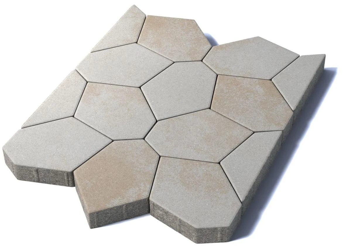Тротуарная плитка Туртур, 80 мм, Степняк