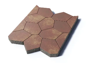 Тротуарная плитка Туртур, 80 мм, Осень