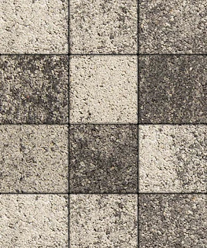 Тротуарная плитка Квадрат 300х300х60 мм, Антрацит