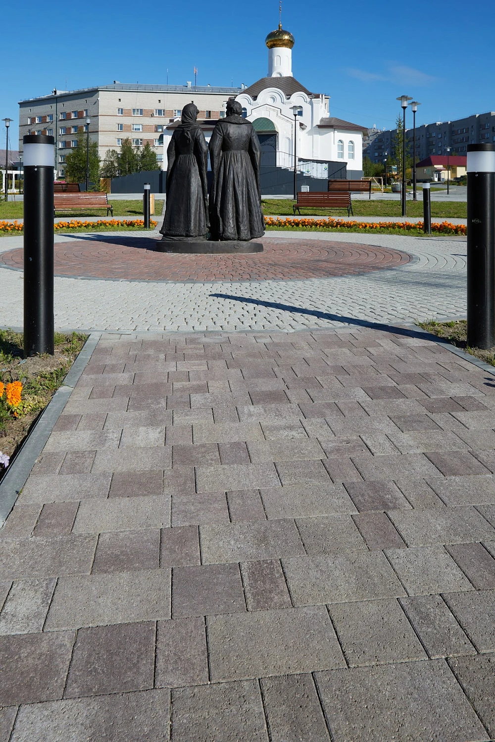 укладка плитки в Харпе