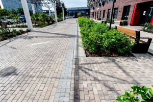 Купите прямоугольную тротуарную плитку от производителя «Поревит»