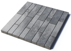 Тротуарная плитка Регата, 60 мм, Антрацит