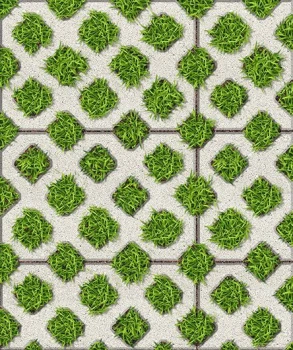 Газонная решетка, 80 мм, белый