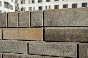 Облицовочный порядовочный вибропрессованный кирпич, Базальт