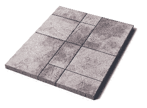 Тротуарная плитка Петра, 60 мм, гранит, Хаски Тротуарная плитка Петра, 60 мм, гранит, Хаски