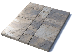 Тротуарная плитка Петра, 60 мм, Базальт Тротуарная плитка Петра, 60 мм, Базальт