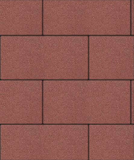 Тротуарная плитка Прямоугольник 600х300х80 мм, красный Тротуарная плитка Прямоугольник 600х300х80 мм, красный