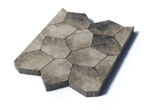 Тротуарная плитка Туртур, 80 мм, Старый замок Тротуарная плитка Туртур, 80 мм, Старый замок