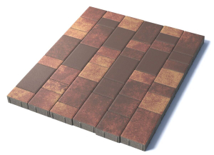 Тротуарная плитка Старый город, 60 мм, Осень Тротуарная плитка Старый город, 60 мм, Осень