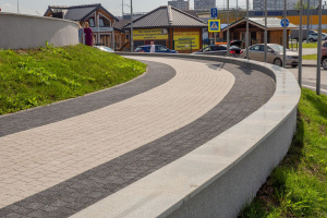 Купите тротуарную плитку Б.3.А.6 стоунмикс черный Купите тротуарную плитку Б.3.А.6 стоунмикс черный