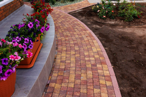 Тротуарная плитка Антик Б.3.А.6 гранит н/м листопад Тротуарная плитка Антик Б.3.А.6 гранит н/м листопад