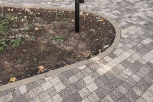 Тротуарная плитка Антик  Б.3.А.6 гранит н/м листопад (черный,белый) - Антрацит Тротуарная плитка Антик  Б.3.А.6 гранит н/м листопад (черный,белый) - Антрацит