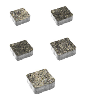 Тротуарная плитка Б.3.А.6 гранит н/м листопад (бело-черно-коричневый) Старый замок Тротуарная плитка Б.3.А.6 гранит н/м листопад (бело-черно-коричневый) Старый замок