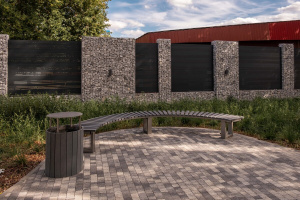 Тротуарная плитка Антик  Б.3.А.6 гранит н/м листопад (черный,белый) - Антрацит Тротуарная плитка Антик  Б.3.А.6 гранит н/м листопад (черный,белый) - Антрацит