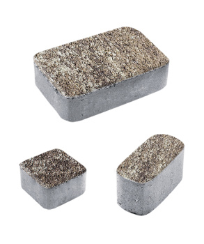 Тротуарная плитка Классико, цвет - гранит н/м листопад хаски Тротуарная плитка Классико, цвет - гранит н/м листопад хаски