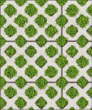 Газонная решетка, 80 мм, белый