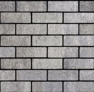 Облицовочный угловой вибропрессованый кирпич, полный прокрас, Шунгит